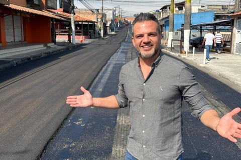 Itaquá faz balanço e soma mais de 100 km de ruas pavimentadas desde 2021
