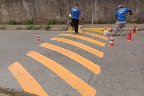 Transporte alcança 132 vias com sinalização e outras 50 com ‘Tapa Buraco’ em outubro