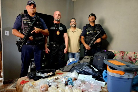 GCM de Itaquá e GOE prendem três suspeitos e desarticulam duas casas bomba