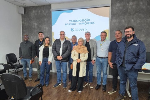 Suzano acompanha início de obra estratégica de transposição entre as represas Billings e Taiaçupeba